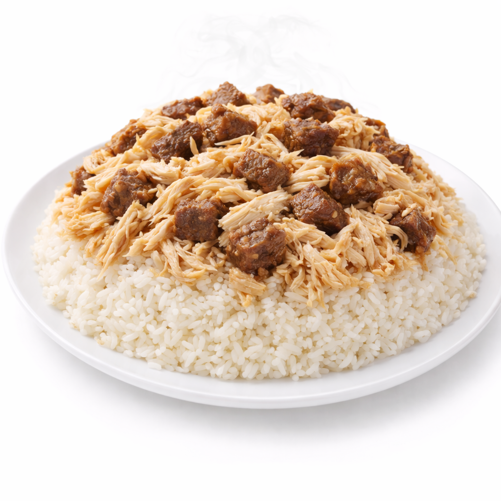 Tavuklu Kavurmalı Pilav